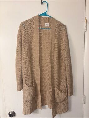 Sienna Sky Beige Knit Cardigan